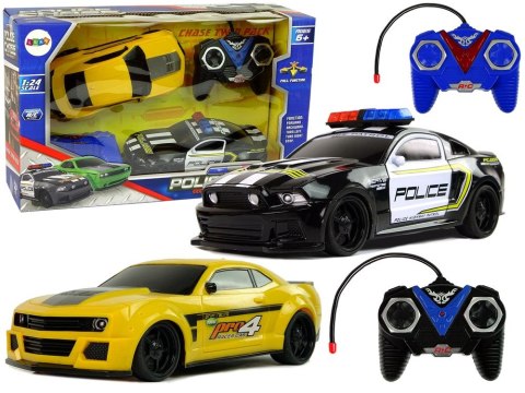 Samochód Lean R/C Pościg Policyjny Patrol Żółte Auto Sportowe Piloty (10254) Samochód Lean R/C Pościg Policyjny Patrol Żółte Auto Sportowe Piloty (10254)