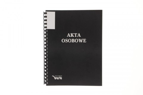 Teczka do akt osobowych Warta ABCDE A4 czarny papier (339-095) Teczka do akt osobowych Warta ABCDE A4 czarny papier (339-095)
