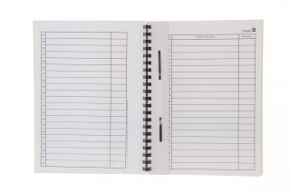 Teczka do akt osobowych Warta ABCDE A4 czarny papier (339-095)
