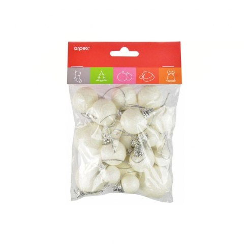 Bombki Arpex mix 2-4cm białe plastik (BN6448BIA-7598) Bombki Arpex mix 2-4cm białe plastik (BN6448BIA-7598)