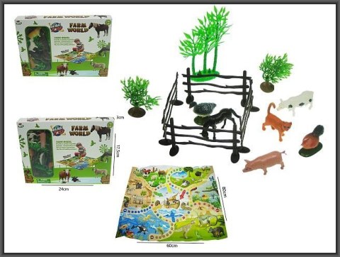 Figurka Hipo Zwierzęta farma z matą z grą (H13507) Figurka Hipo Zwierzęta farma z matą z grą (H13507)