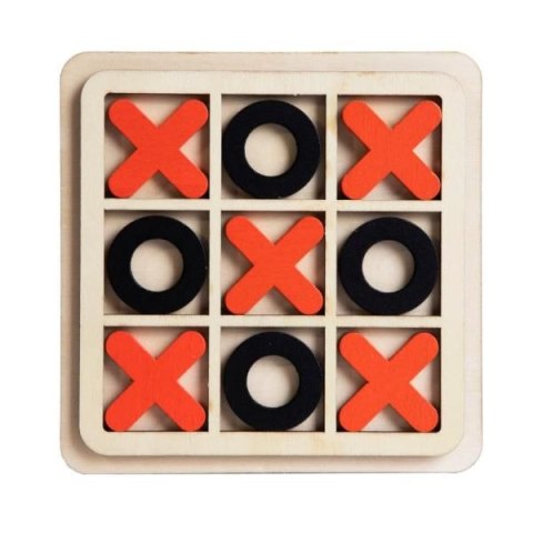Gra logiczna Norimpex drewniana, kółko i krzyżyk (NO-1008577) Gra logiczna Norimpex drewniana, kółko i krzyżyk (NO-1008577)