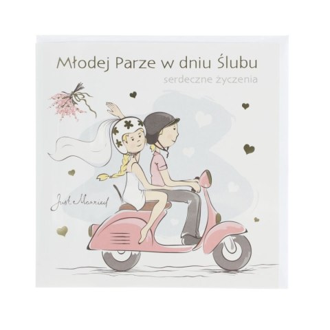 Kartka składana Pol-mak Ślub kw (KW) Kartka składana Pol-mak Ślub kw (KW)