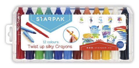 Pastele olejne Starpak wykręcane 12 kol. (491030) Pastele olejne Starpak wykręcane 12 kol. (491030)