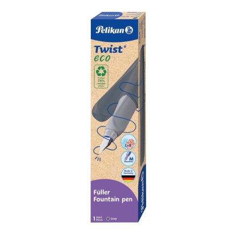 Pióro wieczne Pelikan Twist Eco Szare (822220) Pióro wieczne Pelikan Twist Eco Szare (822220)