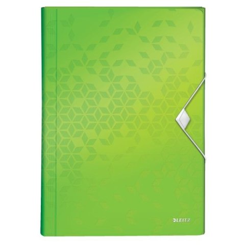 Teczka z przegródkami Leitz Wow A4 kolor: zielony 6 przegródek (45890054) Teczka z przegródkami Leitz Wow A4 kolor: zielony 6 przegródek (45890054)