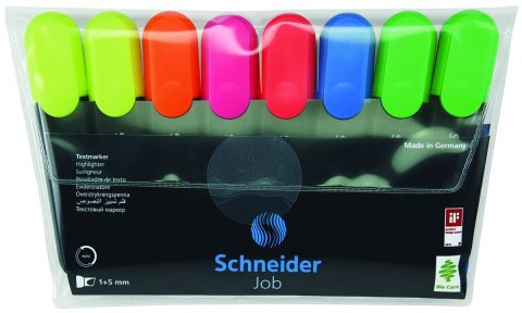 Zakreślacze Schneider Job 8 kolorów (115088) Zakreślacze Schneider Job 8 kolorów (115088)