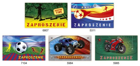 Zaproszenie Merigraf Duże Chłopiec (5902221801358) Zaproszenie Merigraf Duże Chłopiec (5902221801358)