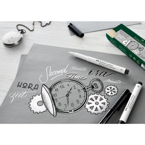 Cienkopis kreślarski Faber Castell Pitt Artist Pen Black&White (167151) Cienkopis kreślarski Faber Castell Pitt Artist Pen Black&White (167151)