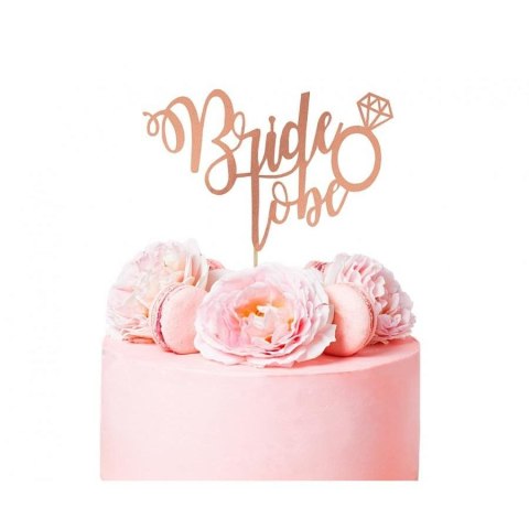 Dekoracja na tort Godan Bride to be, różowo-złota (RV-DBBR) Dekoracja na tort Godan Bride to be, różowo-złota (RV-DBBR)