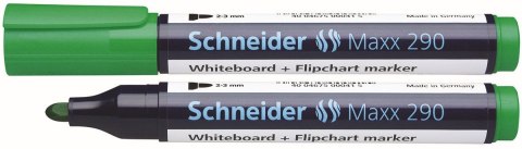 Marker suchościeralny Schneider Maxx 290, zielony 2,0-3,0mm okrągła końcówka (SR129004) Marker suchościeralny Schneider Maxx 290, zielony 2,0-3,0mm okrągła końcówka (SR129004)