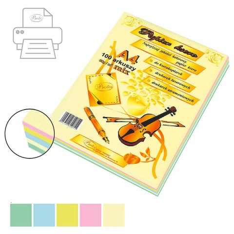 Papier kolorowy Protos A4 mix 80g Papier kolorowy Protos A4 mix 80g