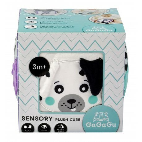 Zabawka edukacyjna Gagagu kostka sensoryczna 15x15cm (GGG9790) Zabawka edukacyjna Gagagu kostka sensoryczna 15x15cm (GGG9790)