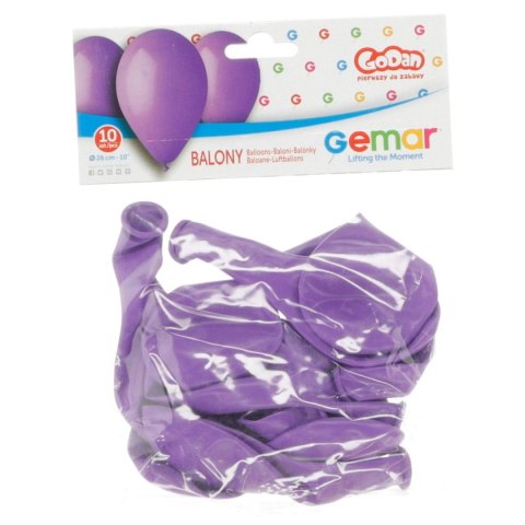 Balon gumowy Godan BALON PASTEL pastelowy fiolet 10cal (G90/49/10) Balon gumowy Godan BALON PASTEL pastelowy fiolet 10cal (G90/49/10)