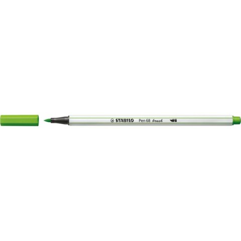 Flamaster Stabilo Pen 68 brush zielony jasny 1 kol. (568/33) Flamaster Stabilo Pen 68 brush zielony jasny 1 kol. (568/33)