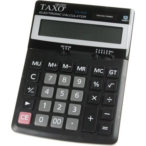 Kalkulator na biurko TG-932 Taxo Graphic 12-pozycyjny Kalkulator na biurko TG-932 Taxo Graphic 12-pozycyjny