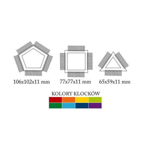 Klocki pozostałe Askato szczotki 32 elementy (102191) Klocki pozostałe Askato szczotki 32 elementy (102191)
