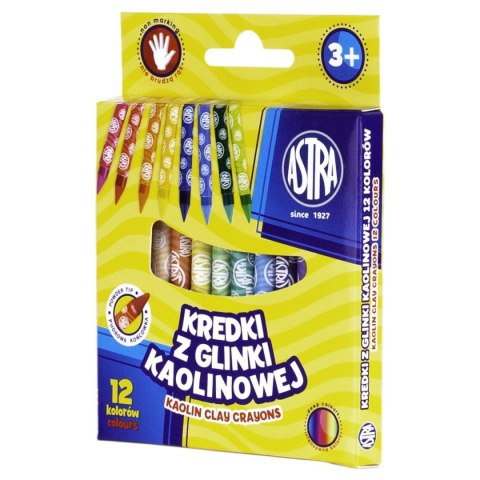 Kredki świecowe Astra Z GLINKI KAOLINOWEJ 12 kol. (316121005) Kredki świecowe Astra Z GLINKI KAOLINOWEJ 12 kol. (316121005)