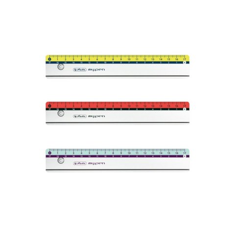 Linijka plastikowa Herlitz My Pen 17cm (11367984) Linijka plastikowa Herlitz My Pen 17cm (11367984)