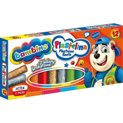 Plastelina St.Majewski 12 kol. BAMBINO mix Plastelina St.Majewski 12 kol. BAMBINO mix
