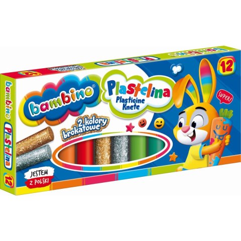 Plastelina St.Majewski 12 kol. BAMBINO mix Plastelina St.Majewski 12 kol. BAMBINO mix