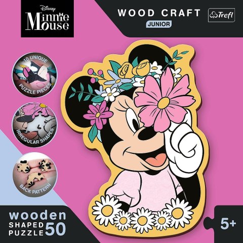 Puzzle Trefl Disney Minnie Wood Craft Junior W świecie Minnie 50 el. (20200) Puzzle Trefl Disney Minnie Wood Craft Junior W świecie Minnie 50 el. (20200)