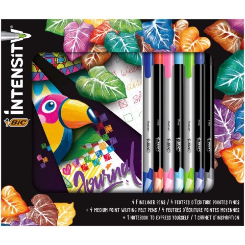 Cienkopis Bic Intensity FINE 4x MED+ 4x FINE +Not (501400) Cienkopis Bic Intensity FINE 4x MED+ 4x FINE +Not (501400)