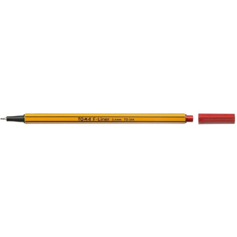 Cienkopis Toma, czerwony 0,4mm 1kol. (to-344) Cienkopis Toma, czerwony 0,4mm 1kol. (to-344)
