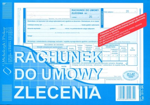 Druk offsetowy Michalczyk i Prokop rachunek A5 50k. (511-3E) Druk offsetowy Michalczyk i Prokop rachunek A5 50k. (511-3E)
