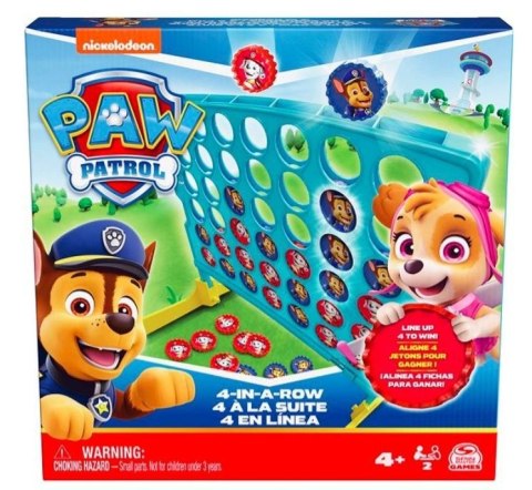 Gra logiczna Spin Master 4 w rzędzie Psi Patrol (6067830) Gra logiczna Spin Master 4 w rzędzie Psi Patrol (6067830)