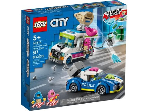 Klocki konstrukcyjne Lego City Policyjny pościg za furgonetką z lodami (60314) Klocki konstrukcyjne Lego City Policyjny pościg za furgonetką z lodami (60314)