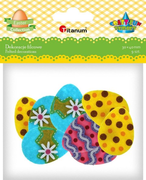 Ozdoba filcowa Titanum Craft-Fun Series Pisanka (2324013) Ozdoba filcowa Titanum Craft-Fun Series Pisanka (2324013)