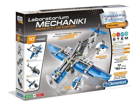 Zabawka edukacyjna Clementoni LABORATORIUM MECHANIKI samoloty i helikoptery (60950) Zabawka edukacyjna Clementoni LABORATORIUM MECHANIKI samoloty i helikoptery (60950)