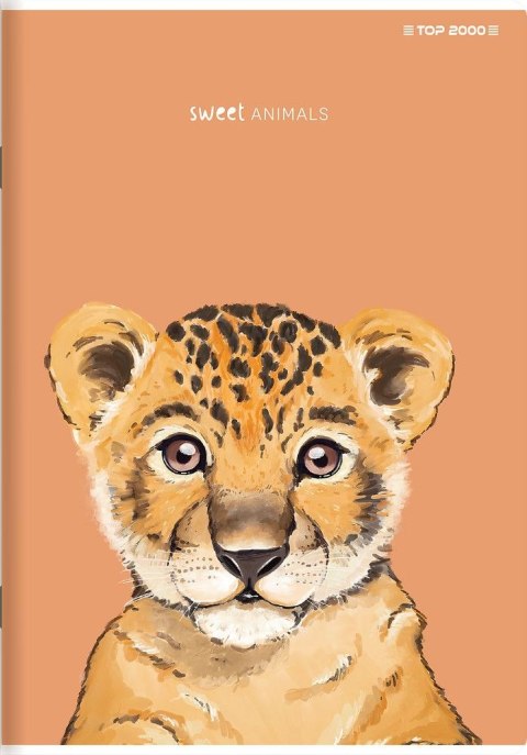 Zeszyt Top 2000 SWEET ANIMAL 400169463 A5 32k. 70g krata