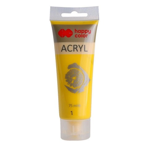 Farba akrylowa Happy Color kolor: żółty 75ml (HA 7370 0075-1) Farba akrylowa Happy Color kolor: żółty 75ml (HA 7370 0075-1)