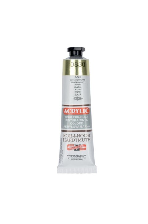 Farba akrylowa Koh-I-Noor ZŁOTA kolor: złoty 40ml (0800) Farba akrylowa Koh-I-Noor ZŁOTA kolor: złoty 40ml (0800)