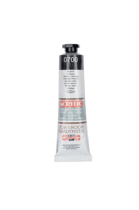 Farba akrylowa Koh-I-Noor kolor: CZARNY 40ml (0800) Farba akrylowa Koh-I-Noor kolor: CZARNY 40ml (0800)