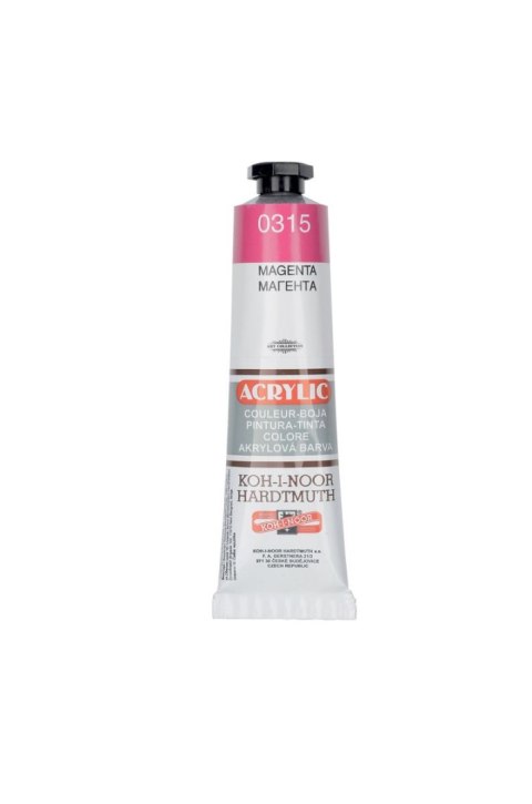 Farba akrylowa Koh-I-Noor kolor: magenta 40ml Farba akrylowa Koh-I-Noor kolor: magenta 40ml