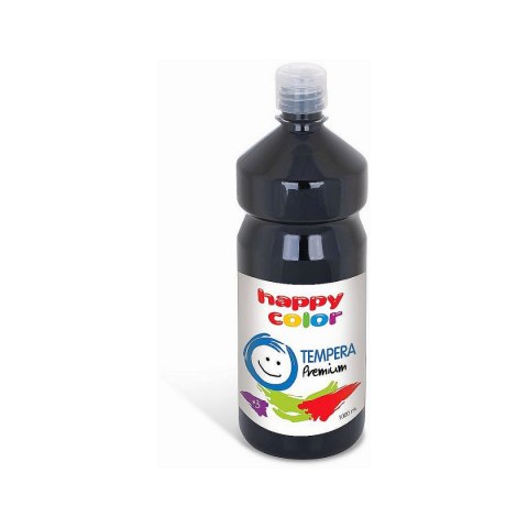 Farba tempera Happy Color kolor: czarna 1000ml 1 kolor. (HA 3310 1000-9) Farba tempera Happy Color kolor: czarna 1000ml 1 kolor. (HA 3310 1000-9)