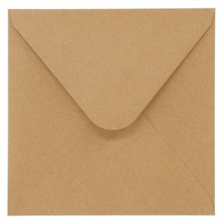Koperta Galeria Papieru kraft ciemnobeżowy beżowy [mm:] 160x160 (280322) 10 sztuk