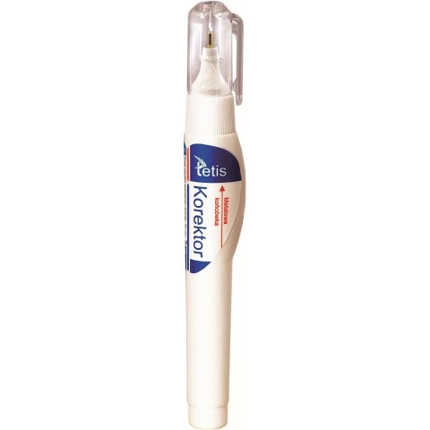 Korektor w długopisie (piórze) Tetis 7ml (BK001-AM) Korektor w długopisie (piórze) Tetis 7ml (BK001-AM)