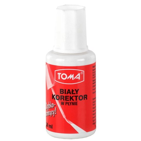 Korektor w płynie (z pędzelkiem) Toma 20ml (TO-019 0 2) Korektor w płynie (z pędzelkiem) Toma 20ml (TO-019 0 2)