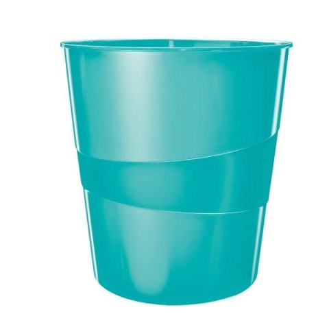 Kosz na śmieci Leitz WOW kolor: turkusowy 15L (52781051) Kosz na śmieci Leitz WOW kolor: turkusowy 15L (52781051)