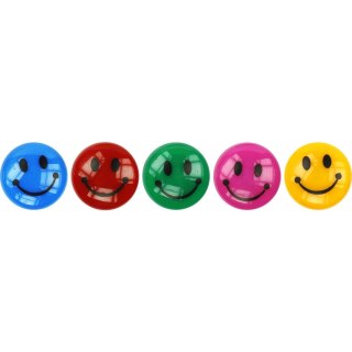 Magnes Titanum smiley okrągły mix śr. 29mm (T-025051) 10 sztuk