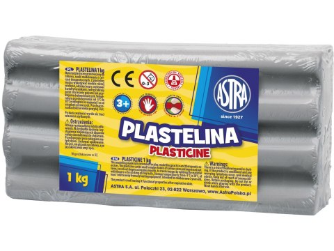 Plastelina Astra 1 kol. popielata 1000g (303111023) Plastelina Astra 1 kol. popielata 1000g (303111023)