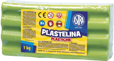 Plastelina Astra 1 kol. seledynowy 1000g (303111017) Plastelina Astra 1 kol. seledynowy 1000g (303111017)