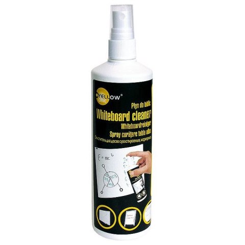 Płyn czyszczący do tablic Yellow One do tablic suchościeralnych 250ml (125-1039) Płyn czyszczący do tablic Yellow One do tablic suchościeralnych 250ml (125-1039)