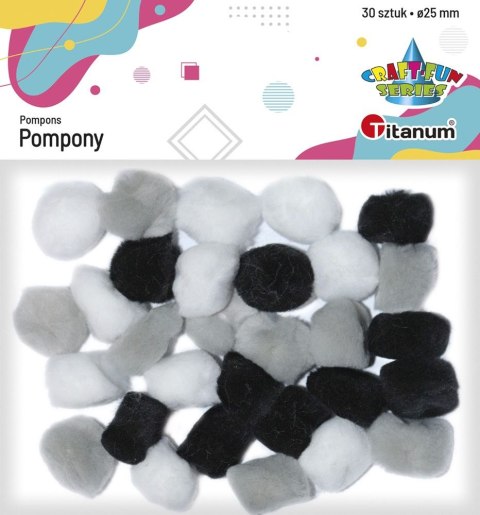 Pompony Titanum Craft-Fun Series mix 30 szt (283068) Pompony Titanum Craft-Fun Series mix 30 szt (283068)