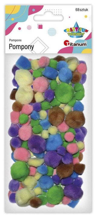 Pompony Titanum Craft-Fun Series mix 68 szt (0123)