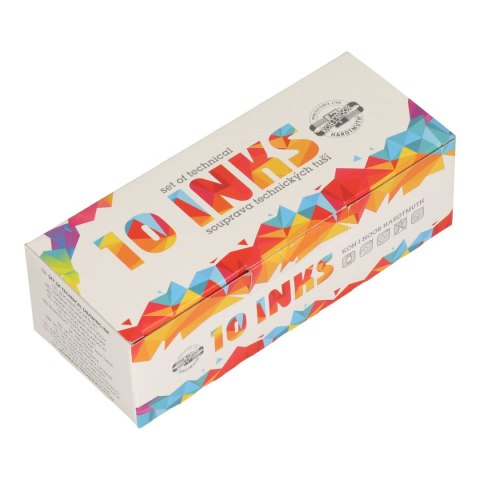 Tusz kreślarski Koh-I-Noor MIX KOLORÓW kolor: mix 20ml Tusz kreślarski Koh-I-Noor MIX KOLORÓW kolor: mix 20ml